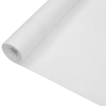Plasă pentru intimitate, alb, 3.6x50 m, HDPE, 75 g/m²