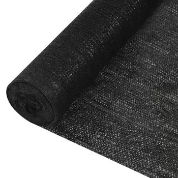 Plasa protectie intimitate, negru, 3.6 x 10 m 195 g/m²