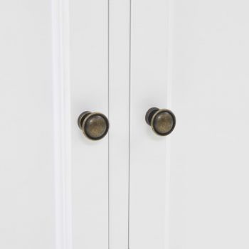 Servantă galeză cu 4 uși, 80 x 40 x 180 cm, MDF și lemn de pin