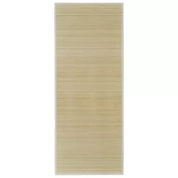 Covor din bambus, maro deschis, 100 x 160 cm
