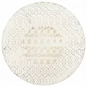 Masa de bistro stil vintage, alb, 40 x 70 cm