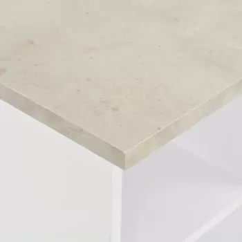 Masa de bar, gri beton, 60 x 110 cm