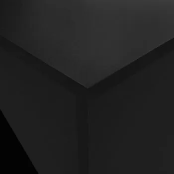 Masa de bar cu dulap, negru, 59 x 200 cm