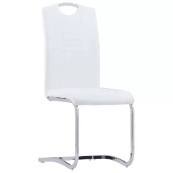 Set 4 bucati scaune de bucatarie consola, alb, 42 x 52 x 100 cm