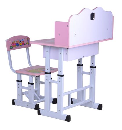 Set birou copii roz