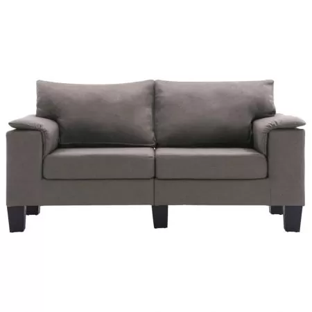 Canapea cu 2 locuri, gri taupe, 145 x 70 x 75 cm