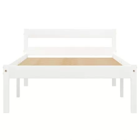 Cadru de pat, alb, 100 x 200 cm