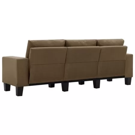Canapea cu 3 locuri, maro, 198.5 x 70 x 75 cm