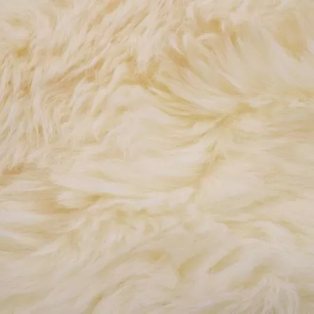 Covor din blana de oaie, alb, 60 x 90 cm