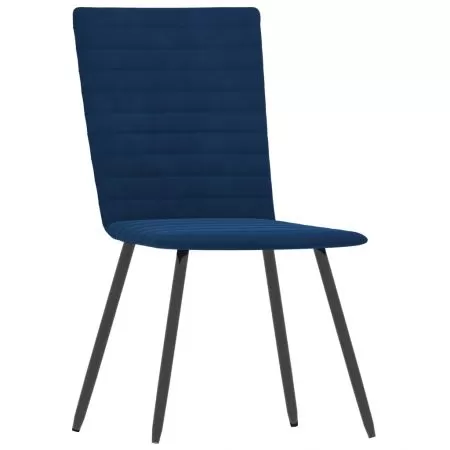 Set 2 bucati scaune de bucatarie, albastru, 42 x 53 x 86.5 cm