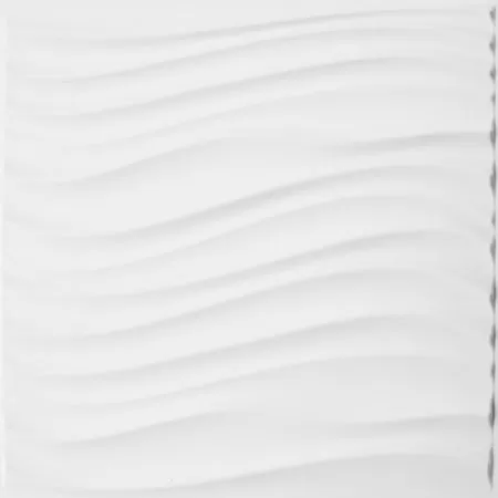 Panouri 3D de perete GA-WA22. 24 buc., alb, 50 cm
