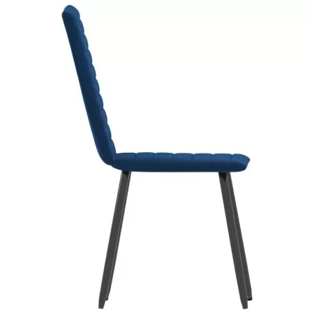 Set 2 bucati scaune de bucatarie, albastru, 42 x 53 x 86.5 cm