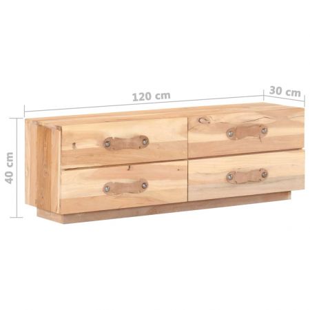 Comoda TV din lemn masiv reciclat, maro