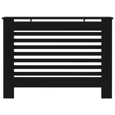 Masca de calorifer, negru, 112 x 19 x 81.5 cm