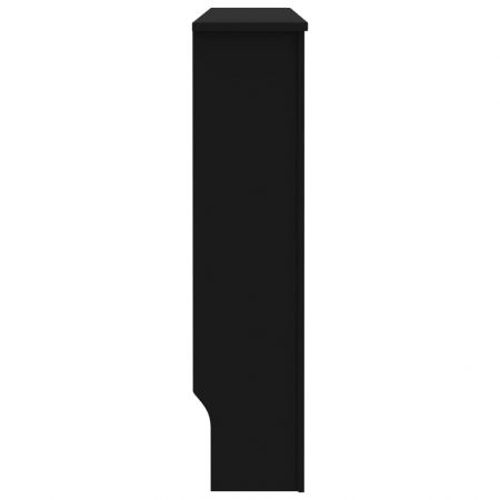 Masca de calorifer, negru, 112 x 19 x 81.5 cm