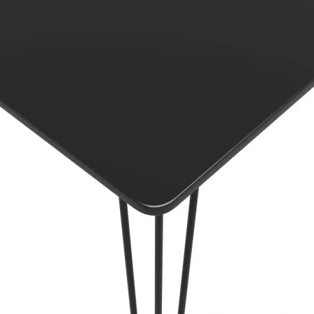 Set mobilier de bar, 7 piese, alb si negru, 60 x 60 x 105 cm