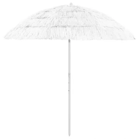 Umbrelă de plajă, alb, 240 cm