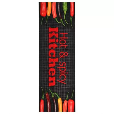  Covoraș de bucătărie lavabil, model Hot&Spicy, 45 x 150 cm