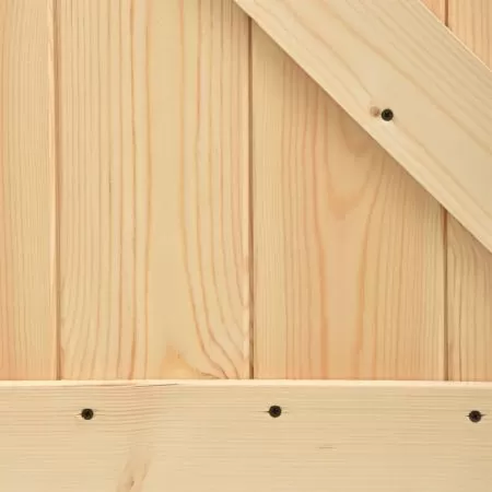 Ușă glisantă cu set feronerie, 100x210 cm, lemn masiv de pin