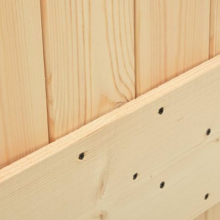 Ușă glisantă cu set feronerie, 100 x 210 cm, lemn masiv de pin