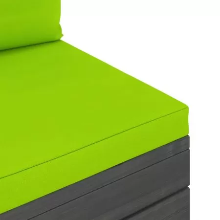 Canapea gradina din paleti, verde deschis