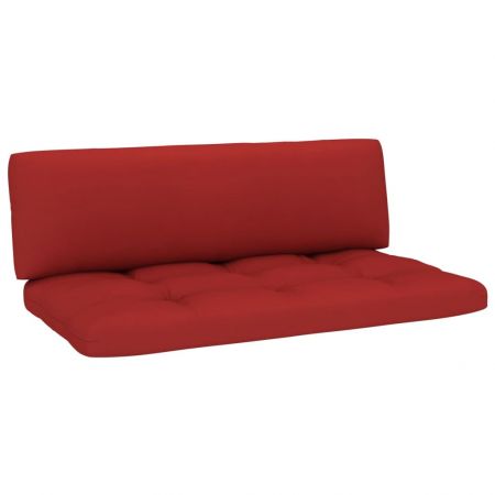 Set mobilier paleți cu perne, 6 piese, lemn pin alb tratat