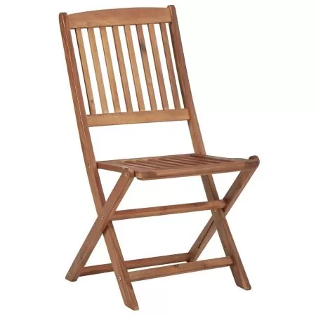 Set 8 bucati scaune pliabile de exterior cu perne, antracit