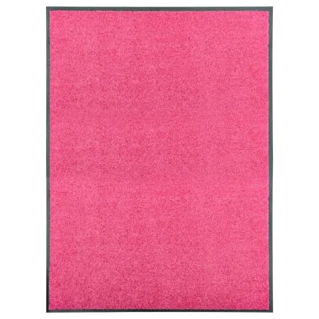  Covoraș de ușă lavabil roz 90x120 cm
