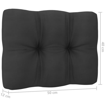 Canapea de 3 locuri, negru, 70 x 70 x 67 cm
