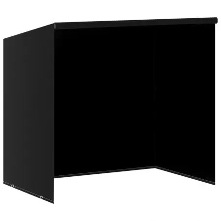 Set 2 bucati huse balansoar, negru, 255 x 145 x 170 cm