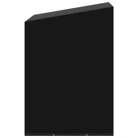Set 2 bucati huse banca balansoar, negru, 185 x 117 x 170 cm