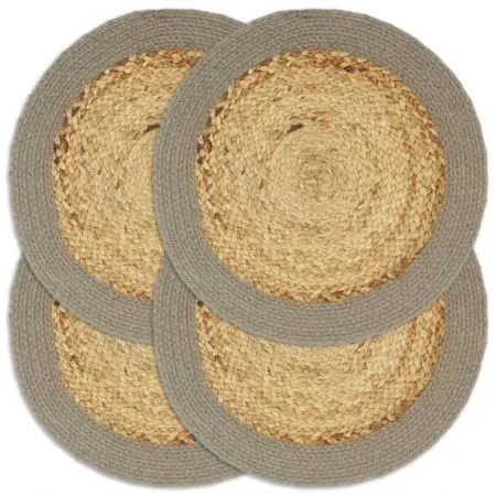 Set 4 bucati naproane, gri, 38 cm