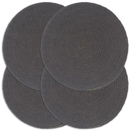 Set 4 bucati naproane, gri închis, 38 cm
