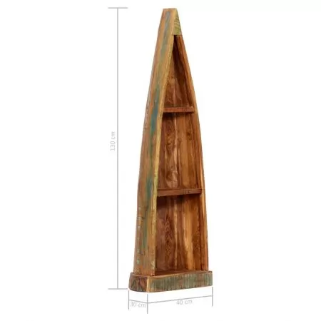 Dulap de lemn tip barca, multicolor, 40 x 30 x 130 cm