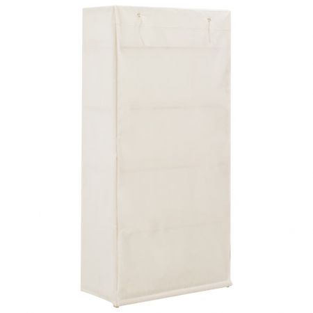 Șifonier, alb, 79 x 40 x 170 cm, material textil
