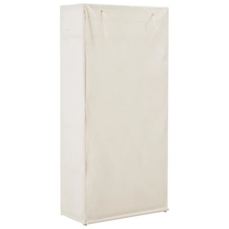 Șifonier, alb, 79 x 40 x 170 cm, material textil