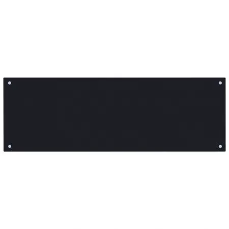 Panou antistropi bucatarie, negru, 120 x 40 cm
