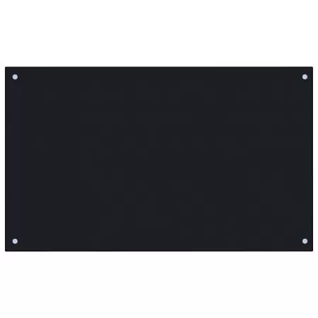 Panou antistropi bucatarie, negru, 100 x 60 cm