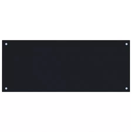 Panou antistropi bucatarie, negru, 100 x 40 cm