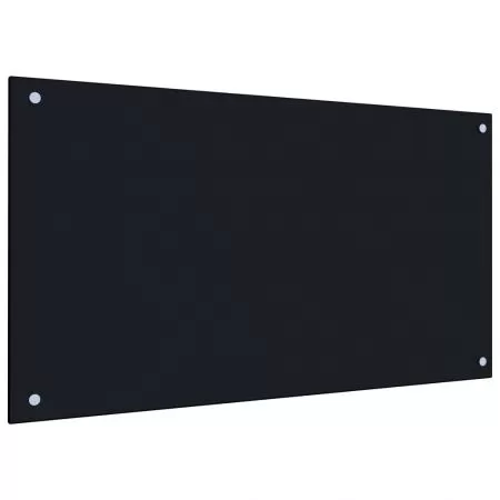 Panou antistropi bucatarie, negru, 90 x 50 cm
