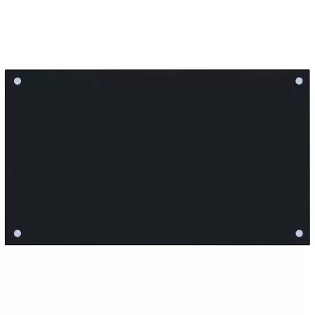 Panou antistropi bucatarie, negru, 70 x 40 cm