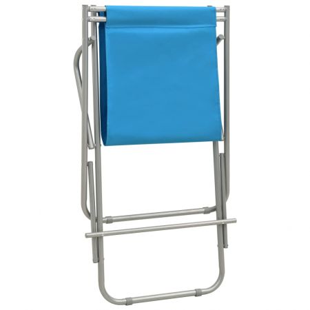 Set 2 bucati scaune balansoar, albastru deschis