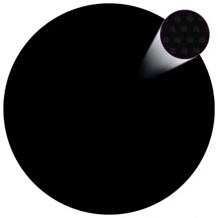  Prelată piscină, negru, 455 cm, PE