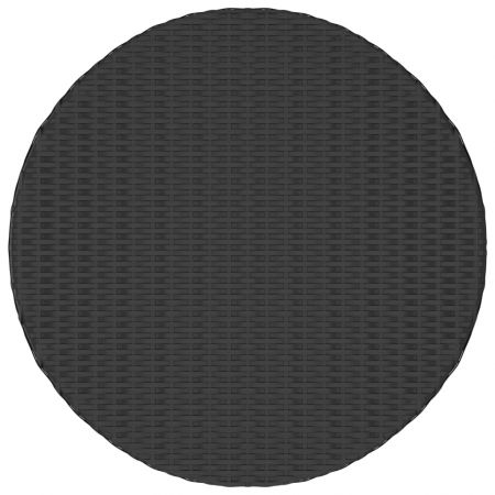 Masa de gradina, negru, 70 x 70 x 73 cm