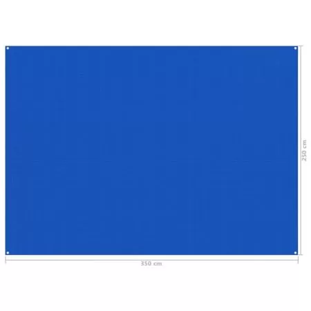 Covor pentru cort, albastru, 250 x 350 cm