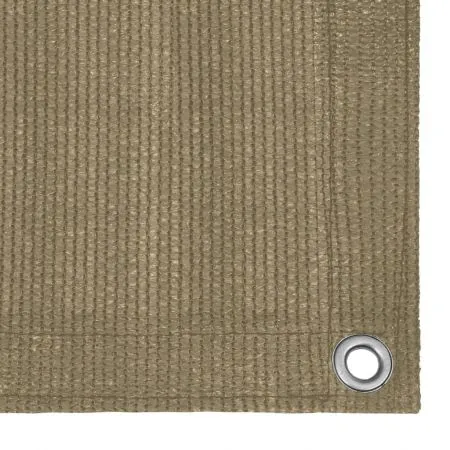 Paravan de balcon, taupe, 120 x 600 cm