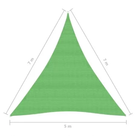 Parasolar, verde, 5 x 7 x 7 m