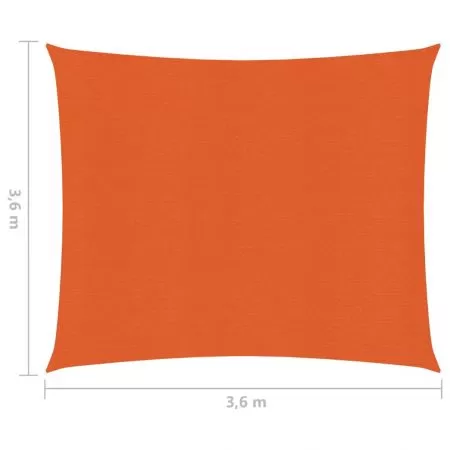 Panza parasolar, portocaliu, 3.6 x 3.6 m