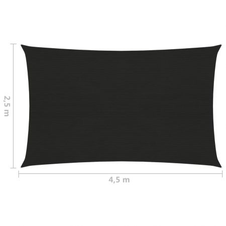 Panza parasolar, negru, 2.5 x 4.5 m