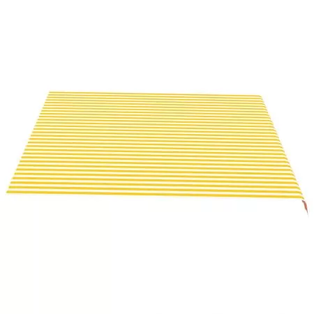 Panza de rezerva copertina, galben si alb, 450 x 350 cm